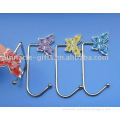 soft pvc charms book mark/metal book clip